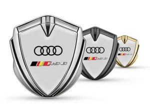 Audi Silicone Emblema Badge Disegno Max Costruita